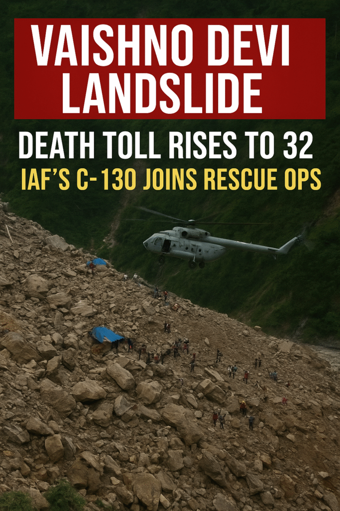 vaishno devi landslide